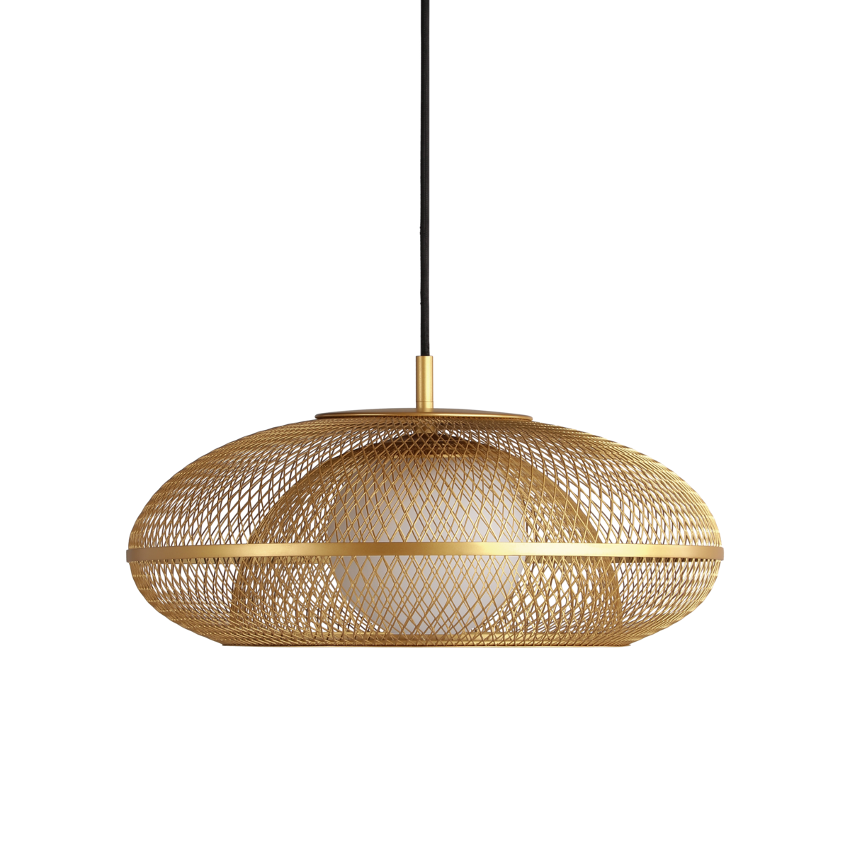Umage Faraday Brass & Glass Pendant Medium – from Amos Lighting + Home