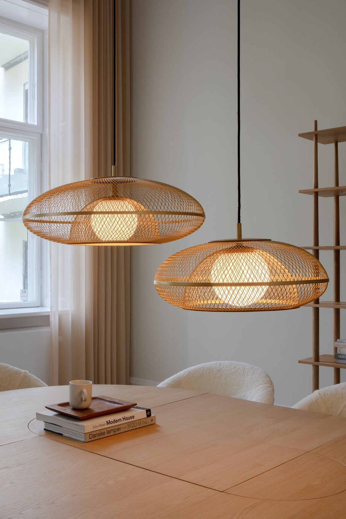 Umage Faraday Brass & Glass Pendant Medium – from Amos Lighting + Home