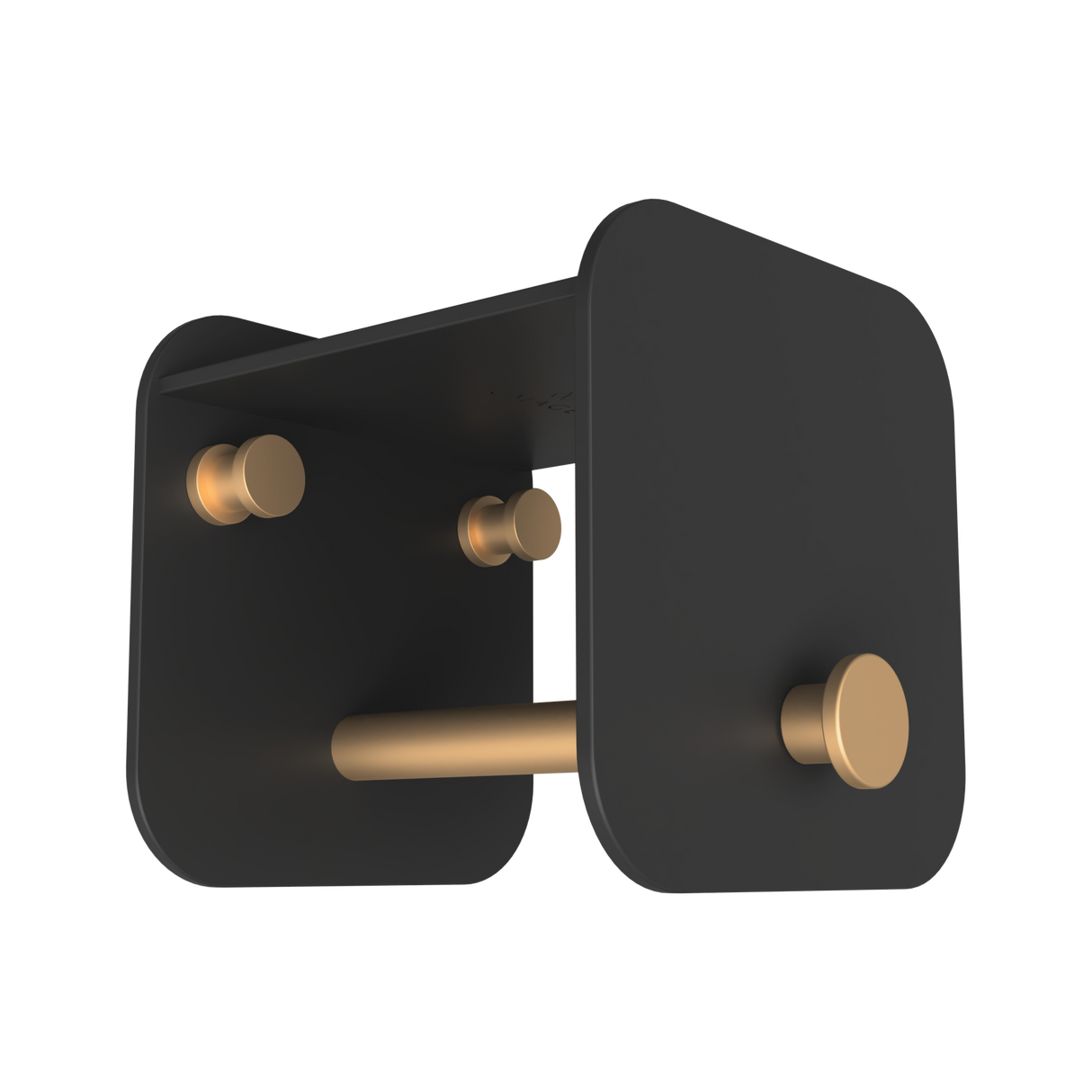 Umage Hang in There Coat Hook Black and Brass – from Amos Lighting + Home