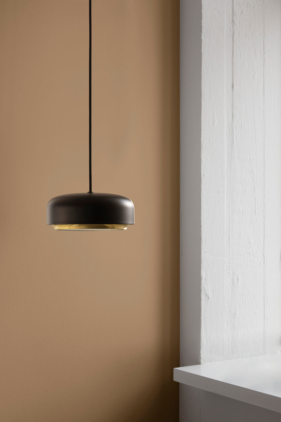 Umage Hazel Pendant Mini, Black & Brass – from Amos Lighting + Home