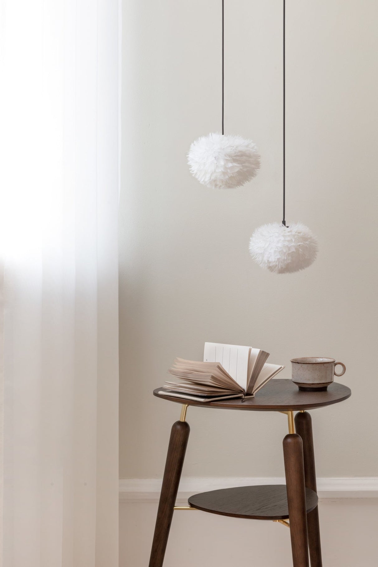 Umage My Spot Side Table Brass & Dark Oak – from Amos Lighting + Home