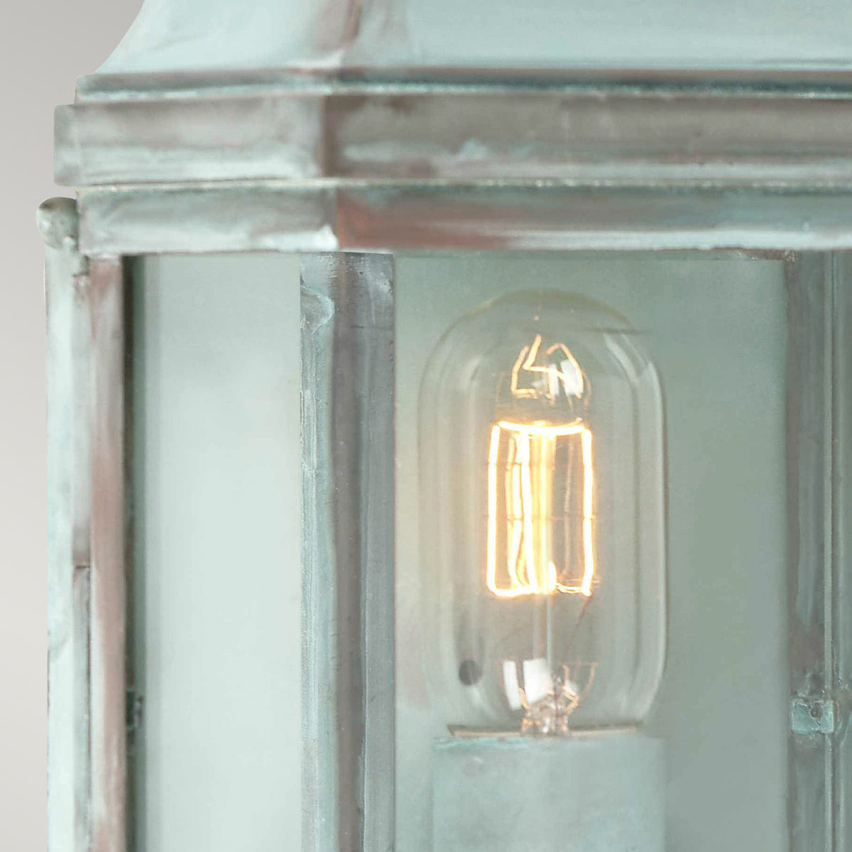Elstead Victoria 1 Light Wall Lantern - Verdigris