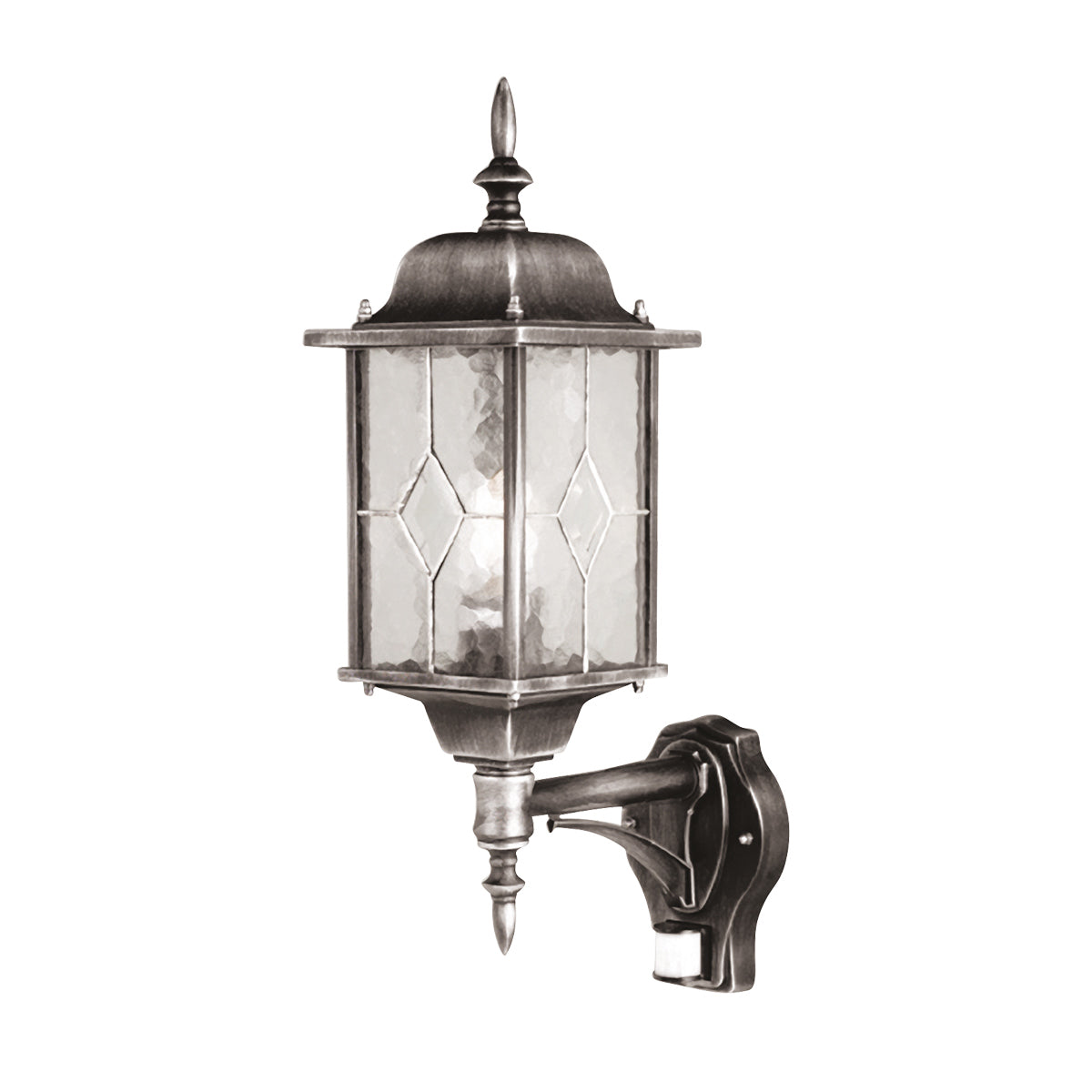 Elstead Wexford 1 Light Up Wall Lantern with PIR