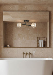 What are the regulations for bathroom lighting zones?