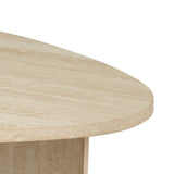 Dar Isidro Side Table Travertine Effect