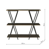 Dar Odart Shelves Mocha Effect and Matt Black