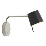Astro Miura Swing Arm Base Matt Nickel Interior Wall Light