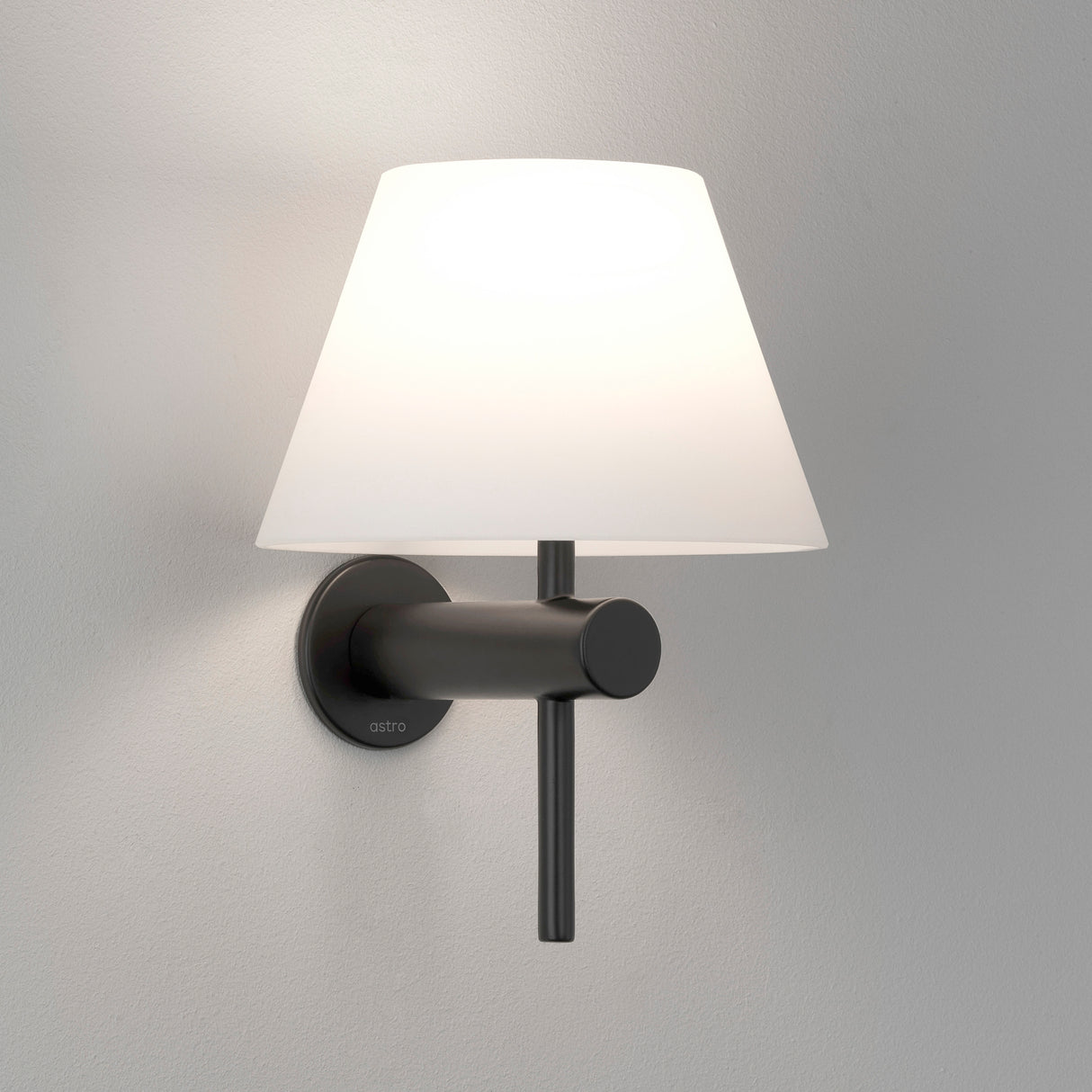 Astro Roma Matt Black Bathroom Wall Light