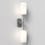 Astro Tacoma Twin Polished Chrome Bathroom Wall Light