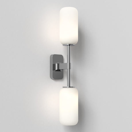 Astro Tacoma Twin Polished Chrome Bathroom Wall Light