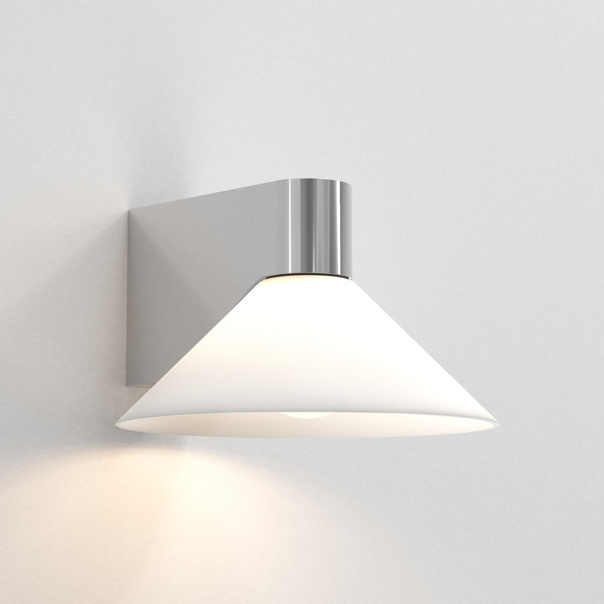 Astro Conic Polished Chrome Bathroom Wall Light