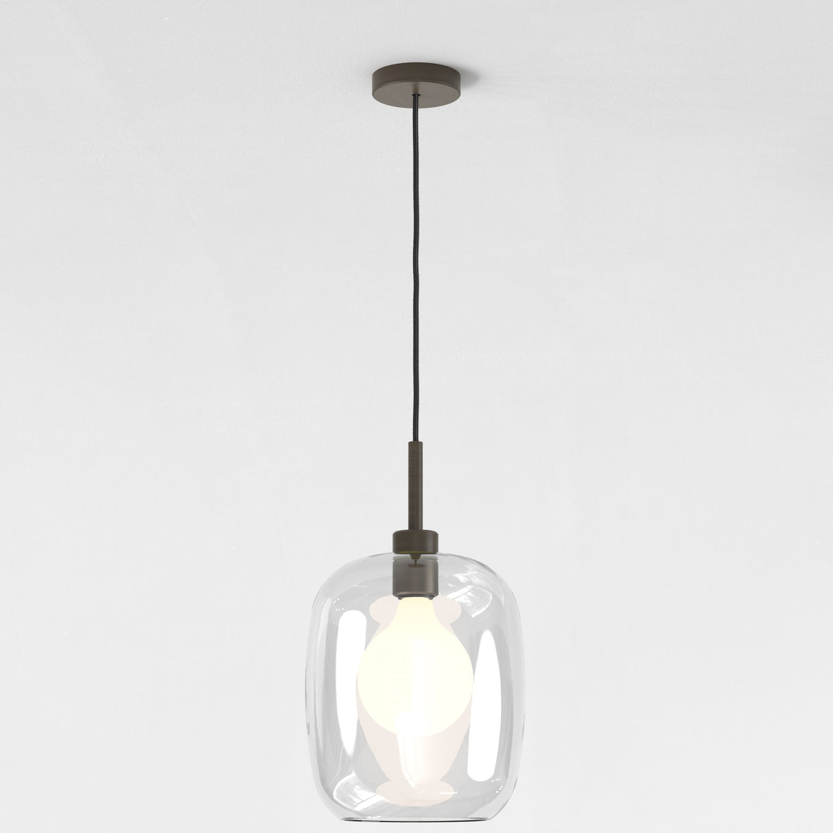 Astro Curve Glass 285 Clear Lampshade Shade