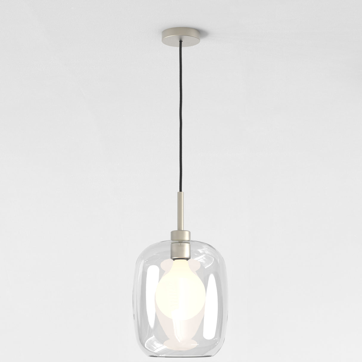 Astro Pendant Suspension Kit 4 Knurled Matt Nickel Interior Pendant Light