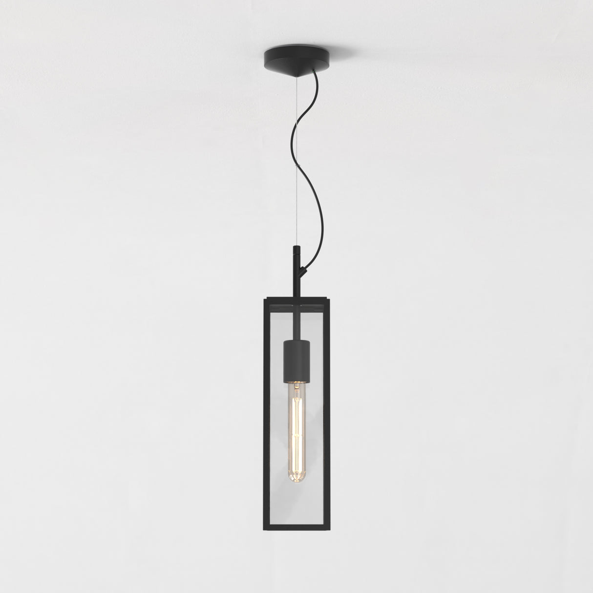 Astro Harvard Pendant Textured Black Outdoor Pendant Light