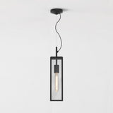 Astro Harvard Pendant Textured Black Outdoor Pendant Light