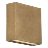 Astro Elis Twin LED Solid Brass Outdoor Wall Light