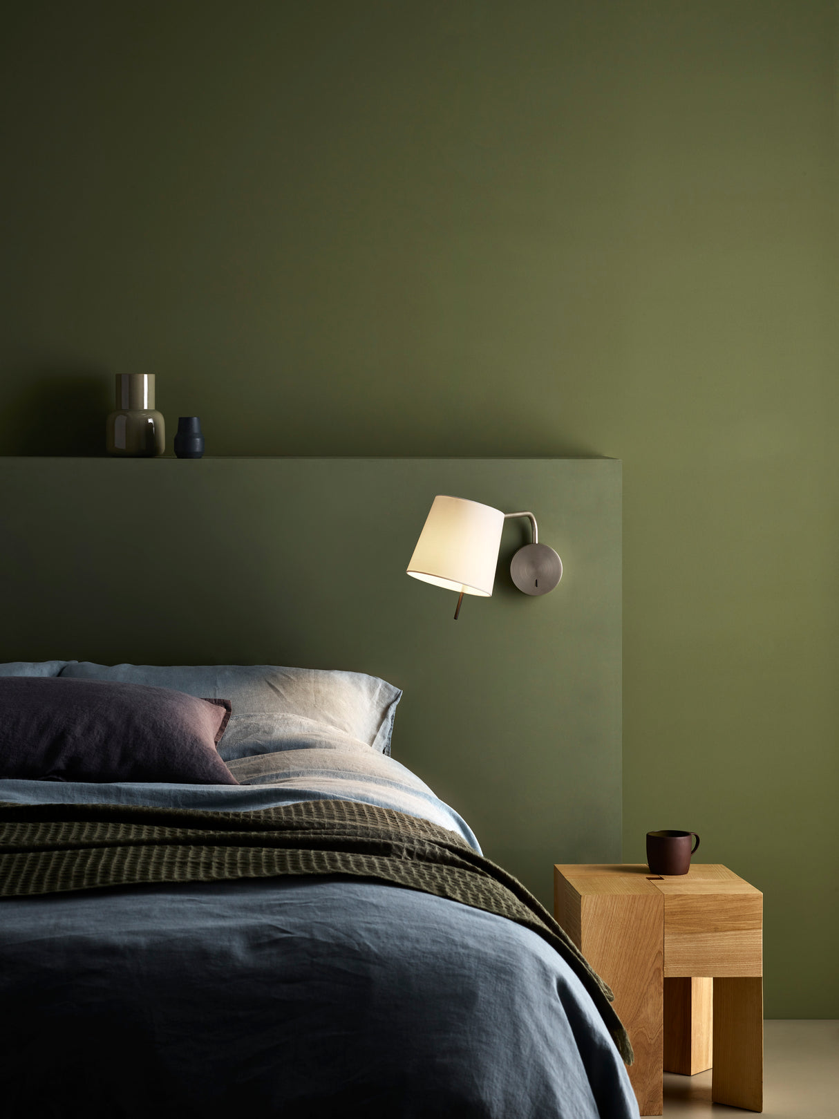 Astro Mitsu Swing Arm Base Matt Nickel Interior Wall Light