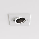 Astro Pinhole Slimline Square Adjustable Fire-Rated Matt White Interior Downlight
