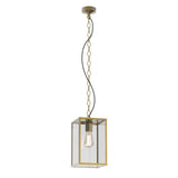 Astro Homefield Pendant 240 Natural Brass Outdoor Pendant Light