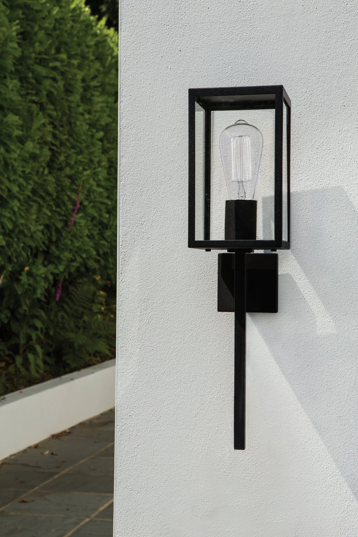 Astro Coach 130 Textured Black Outdoor Wall Light