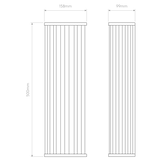 Astro Avignon Square 500 Bronze Interior Wall Light