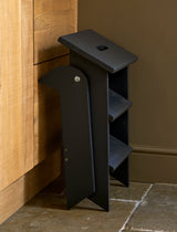 Garden Trading Classic Step Stool Spruce Wood, Charcoal Grey