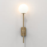 Astro Tacoma Single Grande Antique Brass Bathroom Wall Light