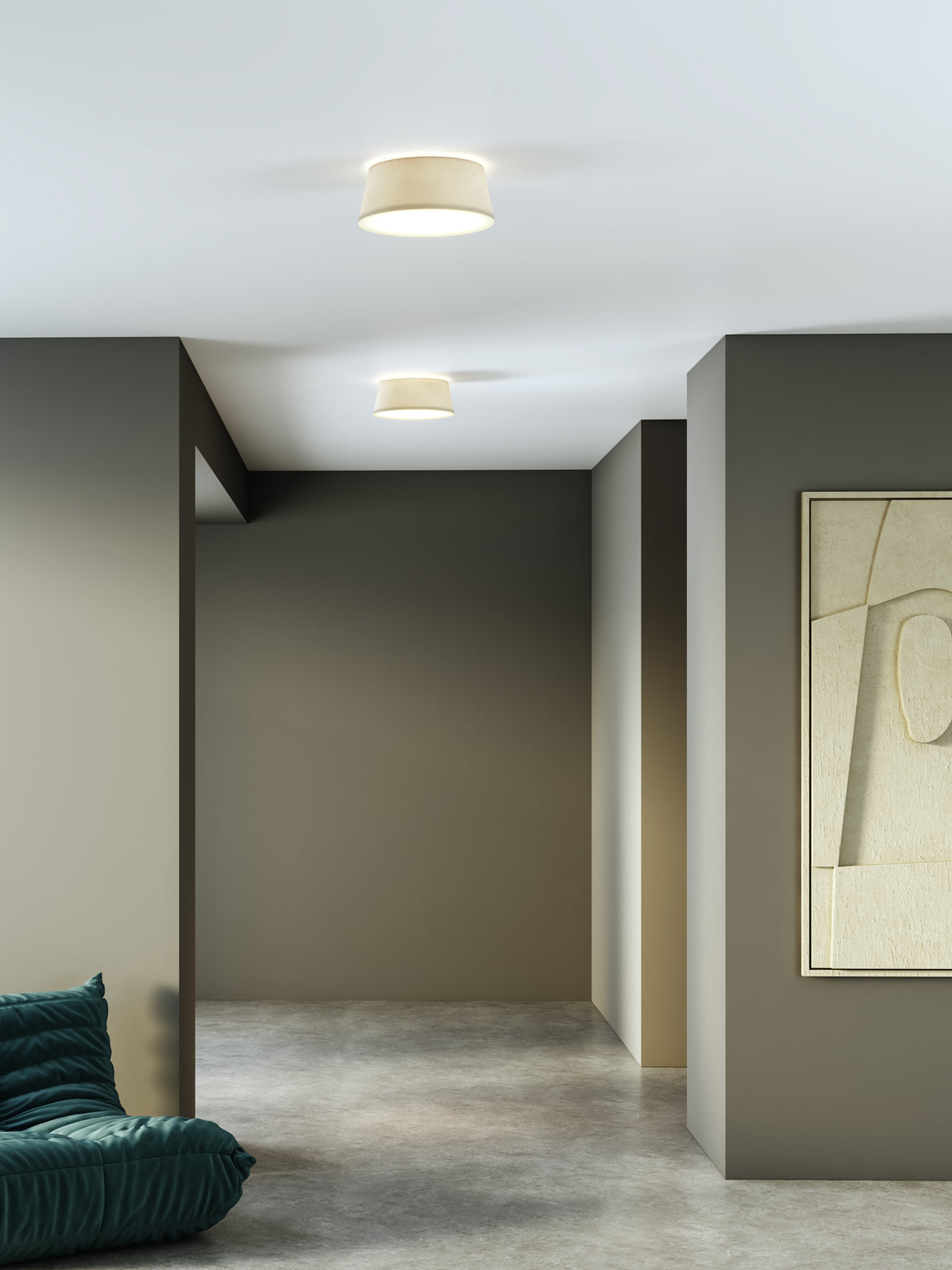 Astro Fife 330 Interior Ceiling Light Putty