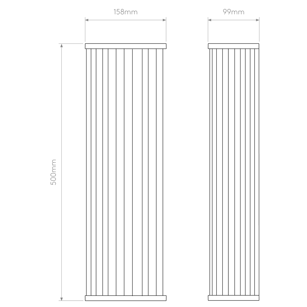 Astro Avignon Square 500 Antique Brass Interior Wall Light