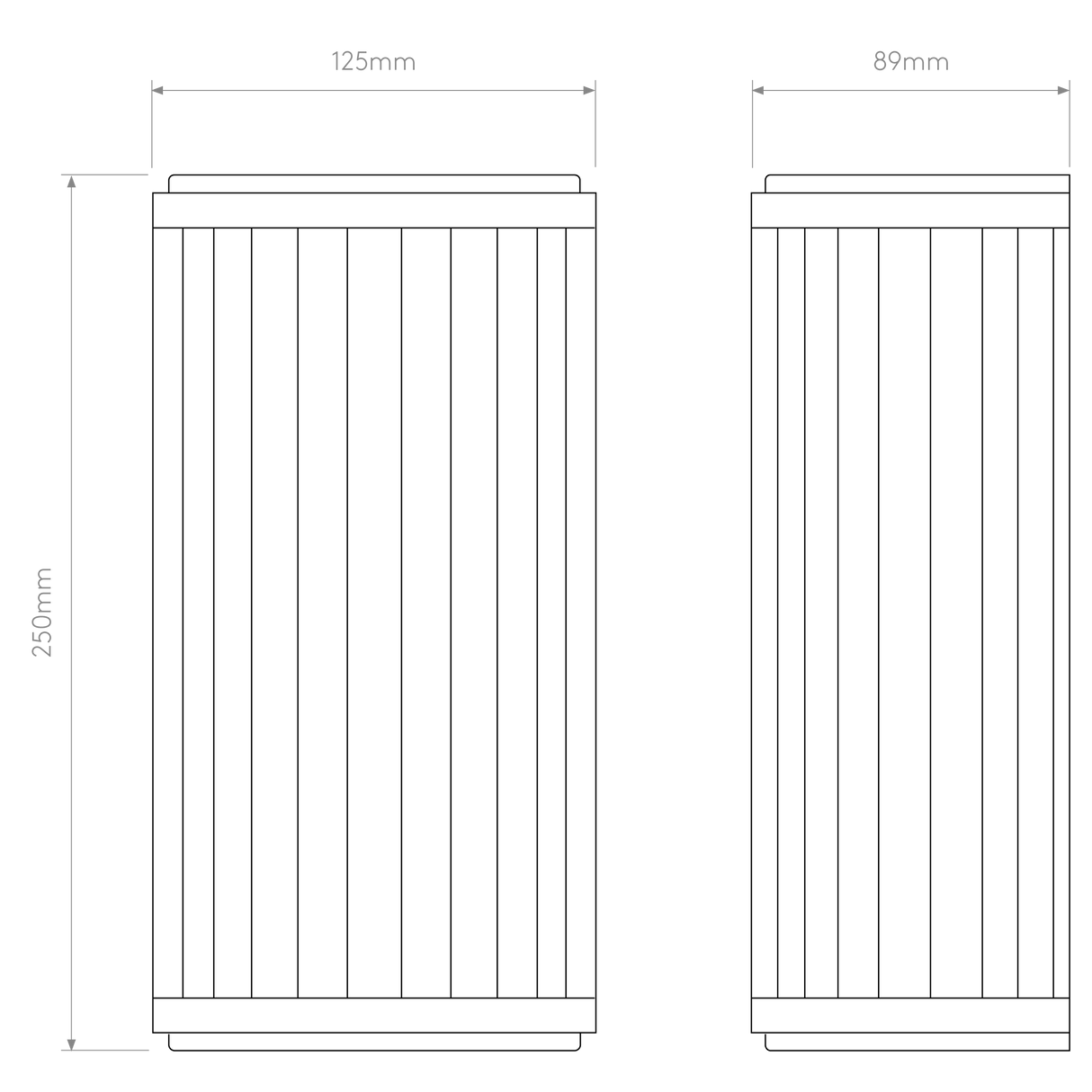 Astro Monza Classic 250 Polished Chrome Bathroom Wall Light