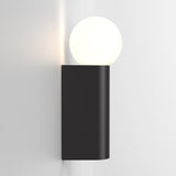 Astro Ortona Single Matt Black Bathroom Wall Light