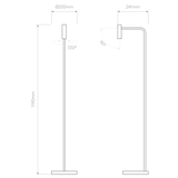 Astro Enna Floor LED Matt Black Interior Floor Light