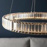 Endon Laguna Pendant Chrome plate & clear crystal