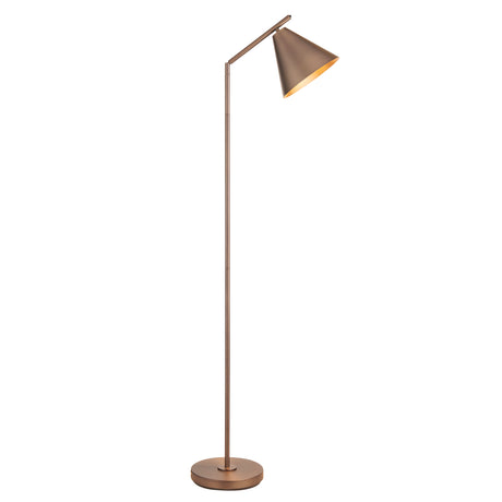Endon Cape Task Floor Lamp Brushed antique bronze