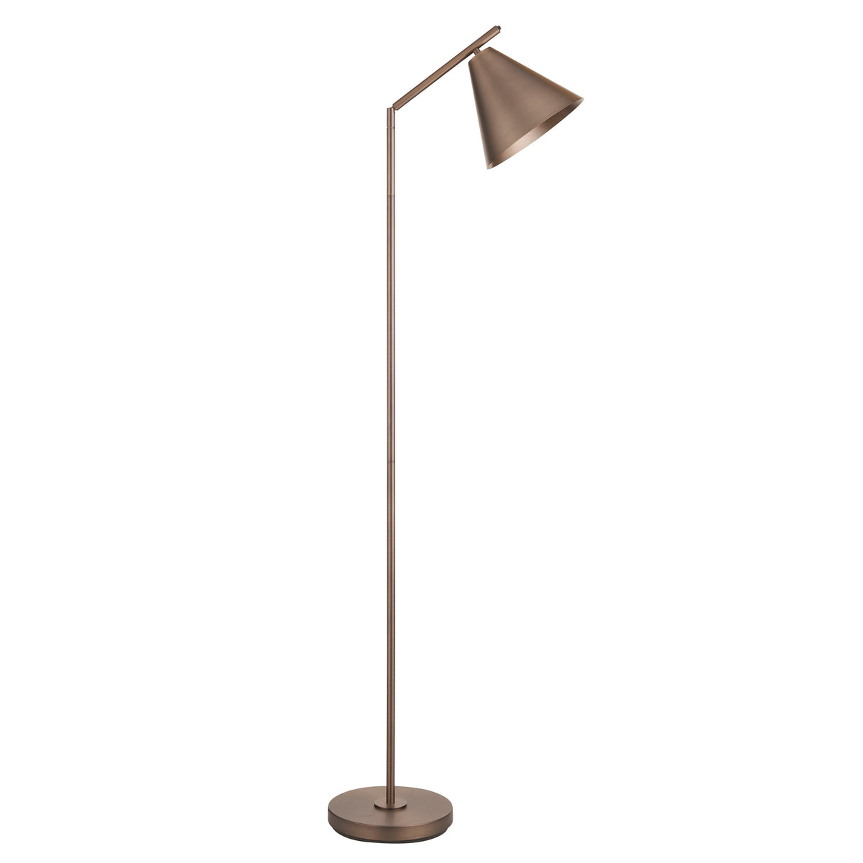 Endon Cape Task Floor Lamp Brushed antique bronze