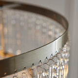 Endon Genevieve 5 light Chandelier Antique Brass