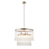 Endon Genevieve 5 light Chandelier Antique Brass
