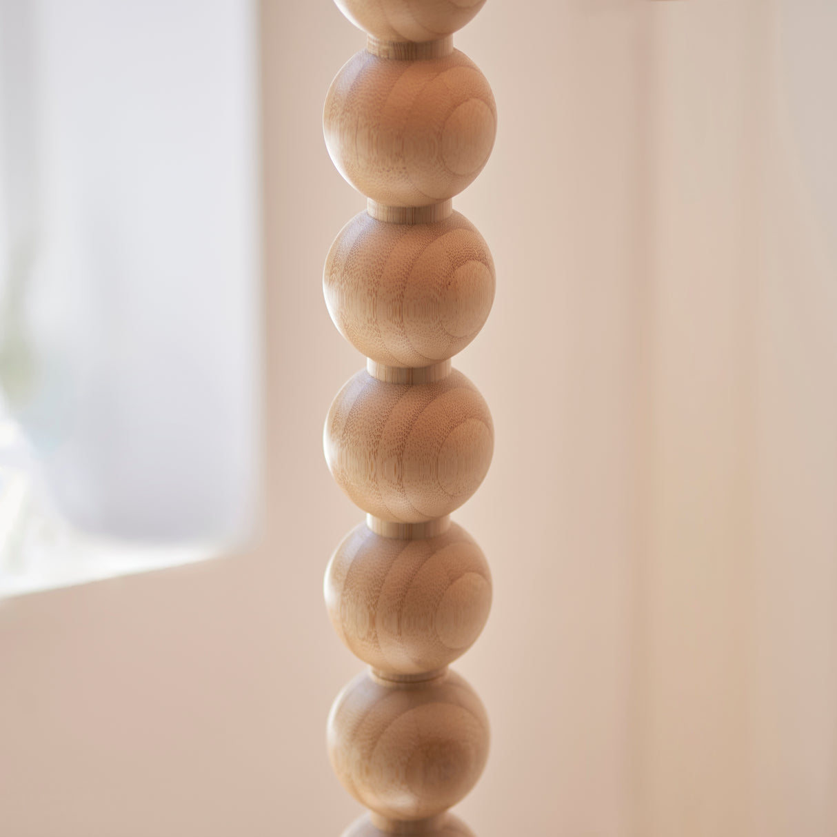 Endon Cane Floor Lamp Base Natural Bamboo