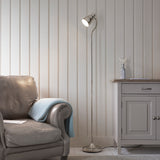 Endon Classic Flexi Reader Floor Lamp Bright nickel