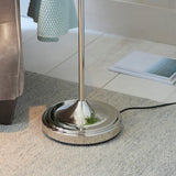Endon Classic Flexi Reader Floor Lamp Bright nickel