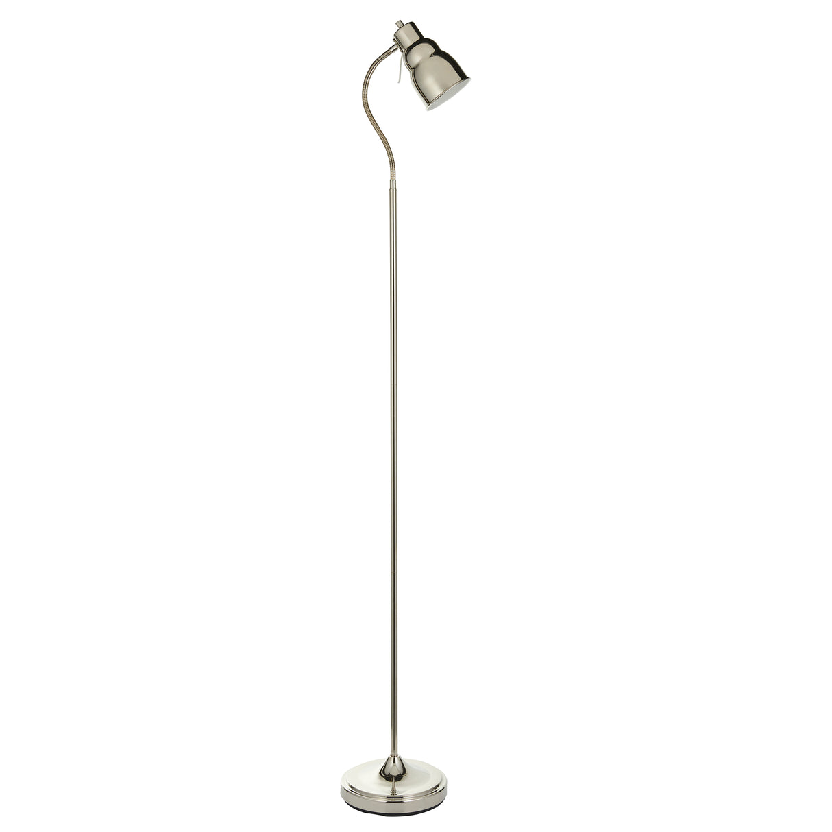 Endon Classic Flexi Reader Floor Lamp Bright nickel