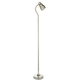 Endon Classic Flexi Reader Floor Lamp Bright nickel