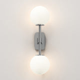 Astro Tacoma Twin Polished Chrome Bathroom Wall Light