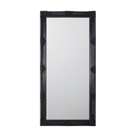 Amos Black wood rectangle leaner mirror –  from Amos Lighting + Home