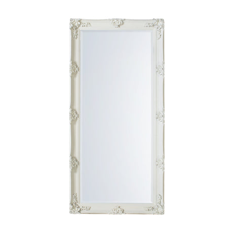 Amos Cream wood rectangle leaner mirror –  from Amos Lighting + Home