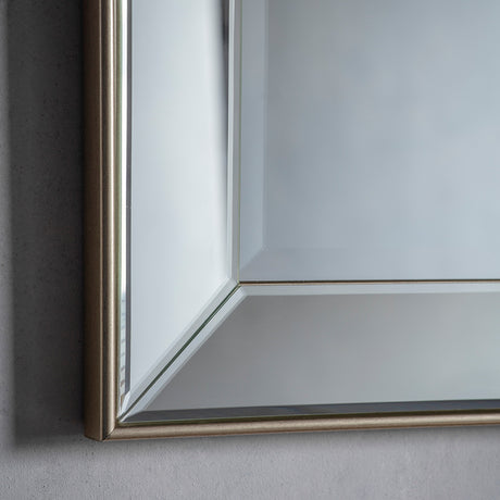 Amos Champagne gold medium rectangle mirror –  from Amos Lighting + Home