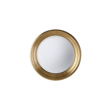 Amos Gold leaf round mirror –  from Amos Lighting + Home