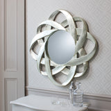 Amos Aged silver round mirror –  from Amos Lighting + Home