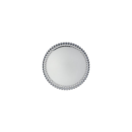 Amos Clear faceted framed medium round mirror –  from Amos Lighting + Home