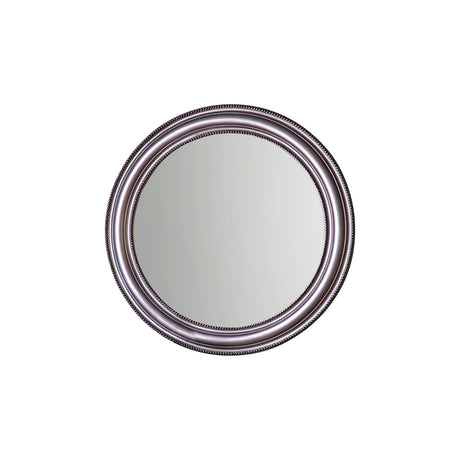 Amos Pewter round glass mirror –  from Amos Lighting + Home